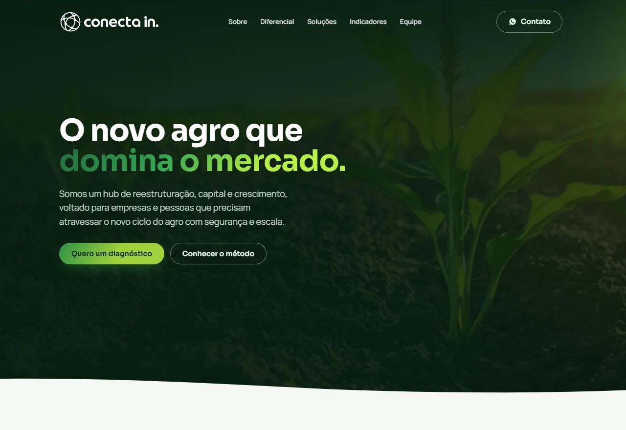 Site institucional Conecta In